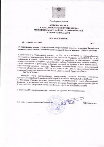 Постановление №47 от 14.07.2025 года